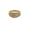 Bague Bague boule pavage en or jaune 58 Facettes