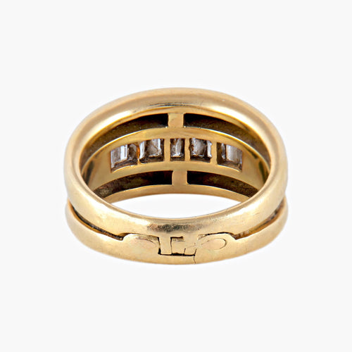 Bague 52 Bague Ruban Diamants 58 Facettes