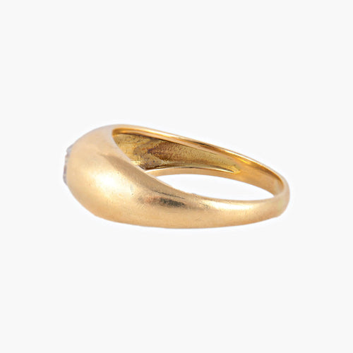 Bague 58 Bague Jonc anglais Diamant 58 Facettes