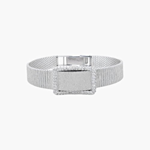 Montre Montre Or gris Pavage Diamants 58 Facettes