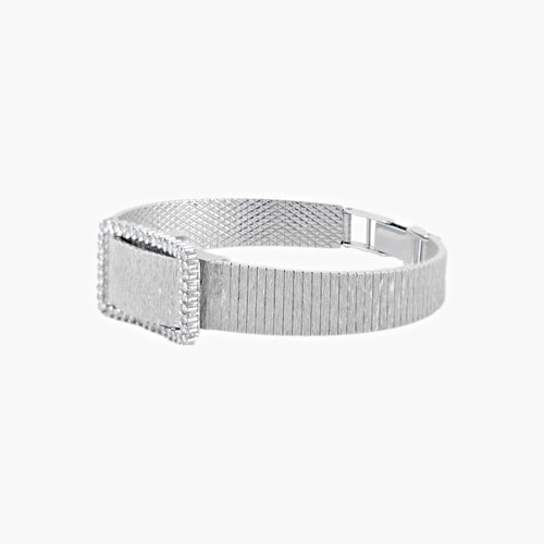 Montre Montre Or gris Pavage Diamants 58 Facettes