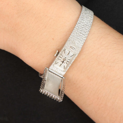 Montre Montre Or gris Pavage Diamants 58 Facettes