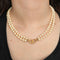 Collier Collier Perles Double rang 58 Facettes