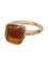Bague 54 Bague Pomellato "Nudo" en or rose 750/000 sertie d'une citrine. 58 Facettes 30328