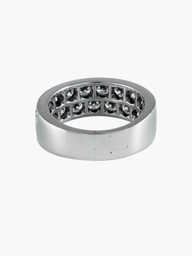 Bague Bague Ruban Diamants 58 Facettes