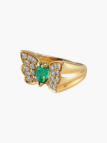 Bague Bague Papillon émeraude 58 Facettes