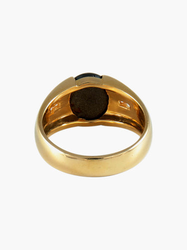 Bague Bague Chevalière Saphir étoilé 58 Facettes