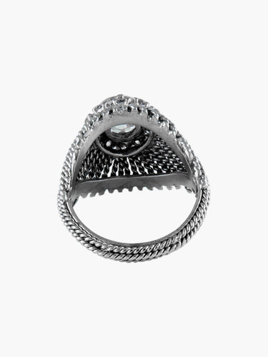 Bague Bague Tissu Diamants 58 Facettes