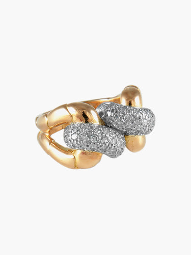 Bague 51 Bague à Pont Diamants 58 Facettes