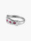 Bague 52 Bague Barrette Rubis Diamants 58 Facettes