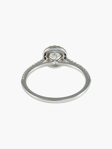 Bague 53 Bague Solitaire Or blanc 58 Facettes