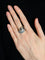 Bague 56 Bague Pavage Topazes bleues 58 Facettes