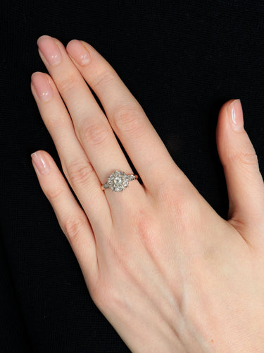 Bague Bague Marguerite Diamants 58 Facettes