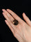 Bague 53 Bague Quartz fumé rond 58 Facettes