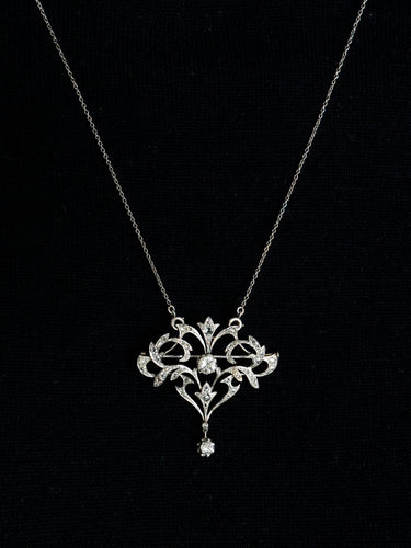 Pendentif Pendentif Belle Epoque Diamants 58 Facettes