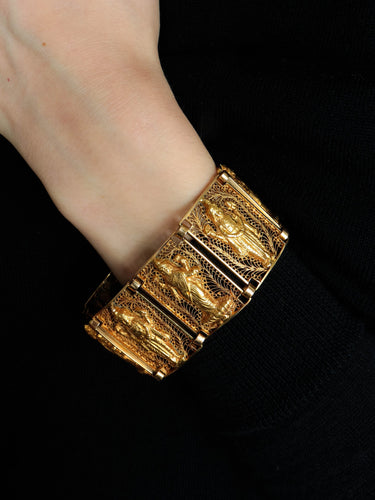 Bracelet Bracelet Manchette motifs Hindous 58 Facettes