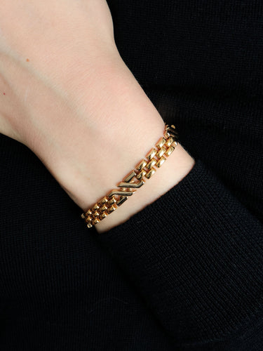 Bracelet Bracelet Deux Ors 58 Facettes