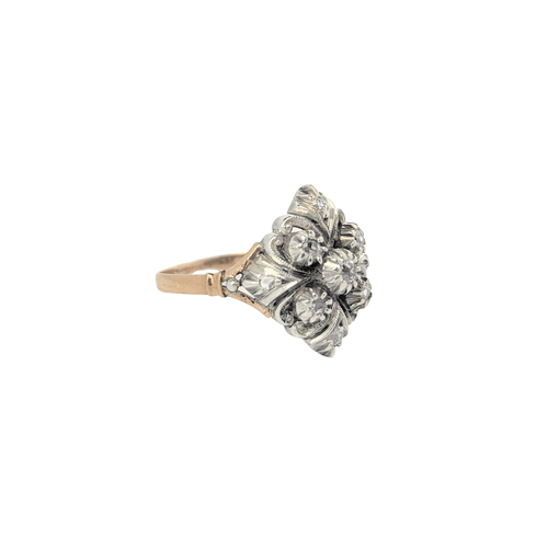 Bague Bague 2 ors et 9 diamants 58 Facettes 24983