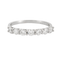 Bague 54.5 Demie alliance 7 Diamants 0.70ct 58 Facettes EL2-112