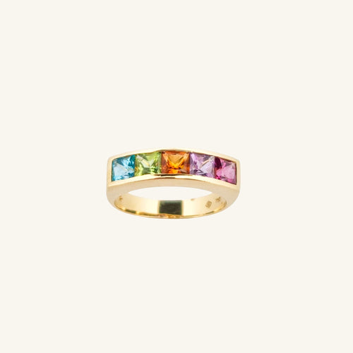 Bague H.Stern - Bague Rainbow 58 Facettes HST-RI-RNB-YG-BT