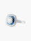 Bague Bague Art Déco Saphirs Diamants 58 Facettes