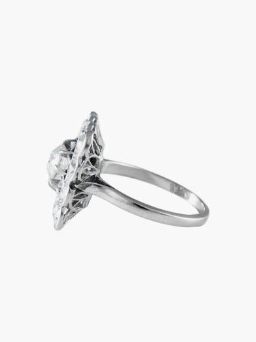 Bague Bague Carrée Diamants 58 Facettes