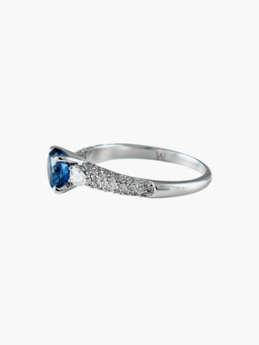 Bague Bague Saphir et Diamants 58 Facettes