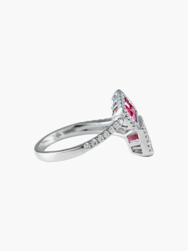 Bague Bague Trio Rubis 58 Facettes