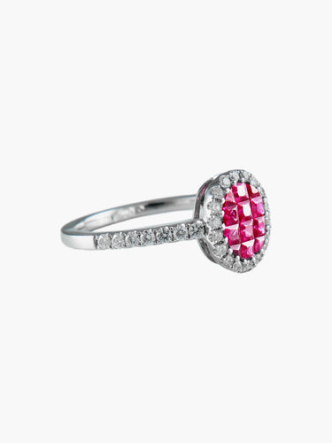 Bague Bague Rubis calibrés 58 Facettes