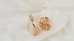 Boucles d'oreilles Boucles d'oreilles en or rose et nacres 58 Facettes 31595