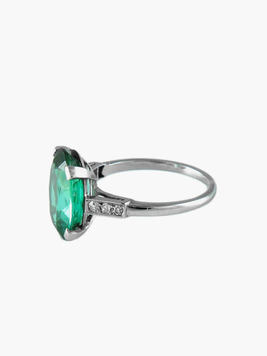 Bague 50 BAGUE OR BLANC & TOURMALINE 58 Facettes 3/7/2021