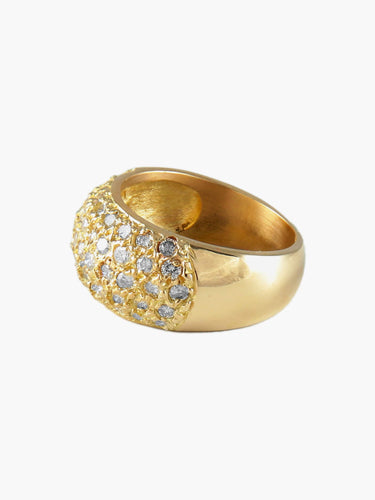 Bague BAGUE "JONC" OR & DIAMANTS 58 Facettes BO/150011