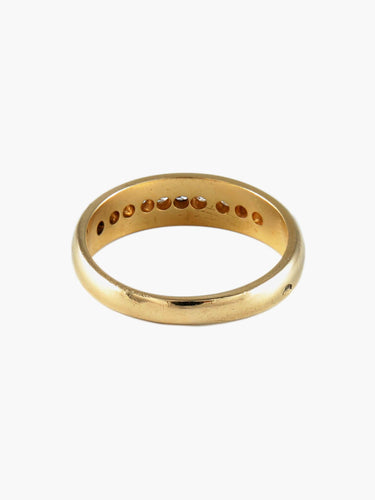 Bague 54 BAGUE OR JAUNE & DIAMANTS 58 Facettes BO/130088