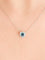 Collier COLLIER "MARGUERITE" DIAMANTS & SAPHIRS 58 Facettes BO/150027