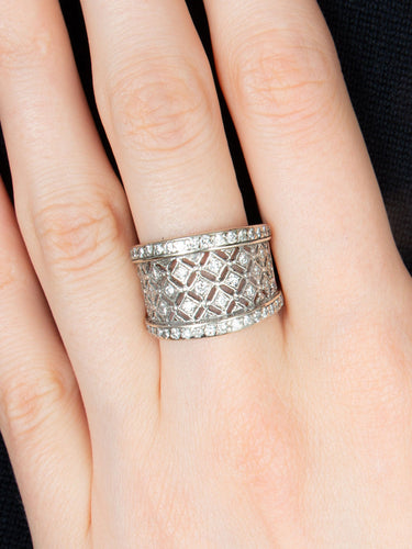 Bague 53 BAGUE "ORIENTALE" OR & DIAMANTS 58 Facettes 151021