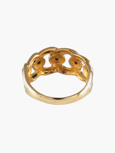 Bague BAGUE "MAILLON" OR & DIAMANTS 58 Facettes BO/130085