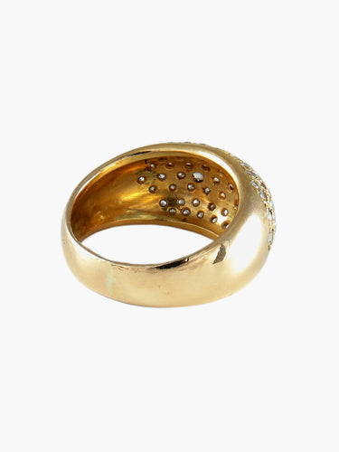 Bague 61 BAGUE "JONC" OR & DIAMANTS 58 Facettes PO18005