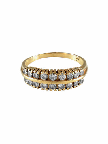 Bague 56 BAGUE OR & DIAMANTS 58 Facettes BO/130033