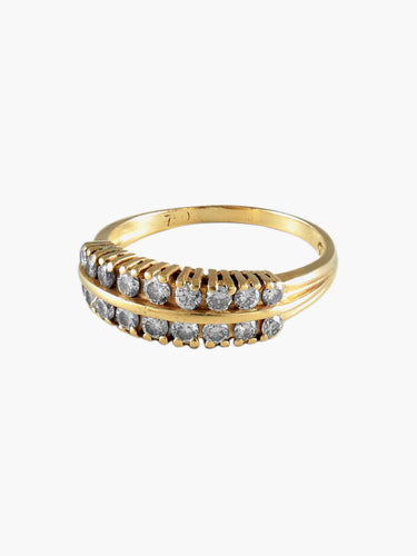 Bague 56 BAGUE OR & DIAMANTS 58 Facettes BO/130033