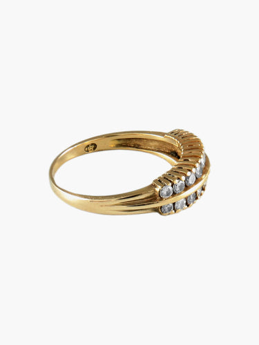 Bague 56 BAGUE OR & DIAMANTS 58 Facettes BO/130033