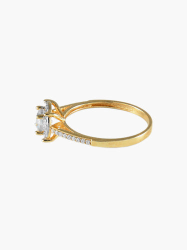 Bague ALLIANCE "PRINCESSE" OR 58 Facettes SO301