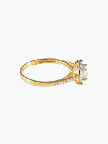 Bague ALLIANCE "PRINCESSE" OR 58 Facettes SO301