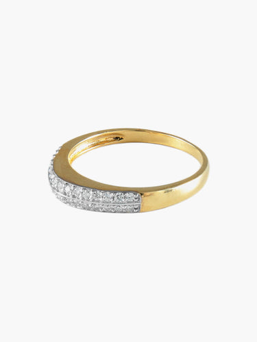 Bague BAGUES ALLIANCES SOLITAIRES OR JAUNE 58 Facettes SO266
