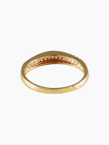 Bague BAGUES ALLIANCES SOLITAIRES OR JAUNE 58 Facettes SO266