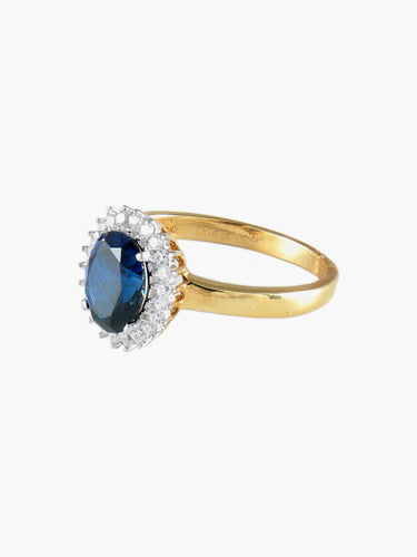 Bague 52 BAGUE Marguerite OR 58 Facettes BG1826
