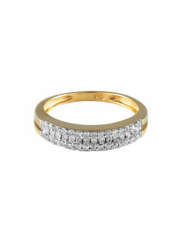 Bague 54 BAGUE ALLIANCE OR & DIAMANTS 58 Facettes BO/130069
