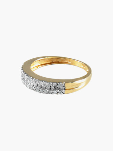 Bague 54 BAGUE ALLIANCE OR & DIAMANTS 58 Facettes BO/130069