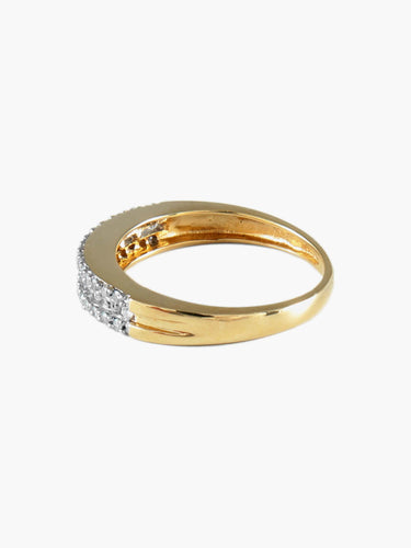 Bague 54 BAGUE ALLIANCE OR & DIAMANTS 58 Facettes BO/130069