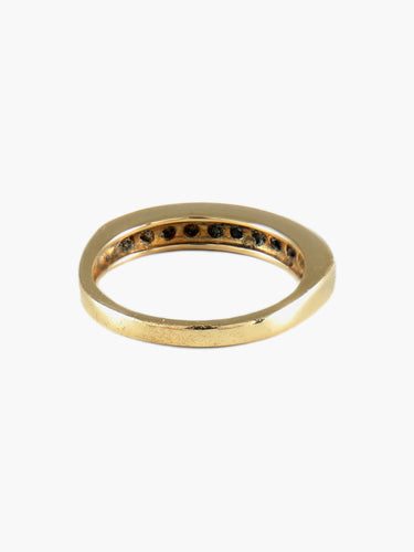 Bague DEMI-ALLIANCE  OR & DIAMANTS 58 Facettes BO/160020