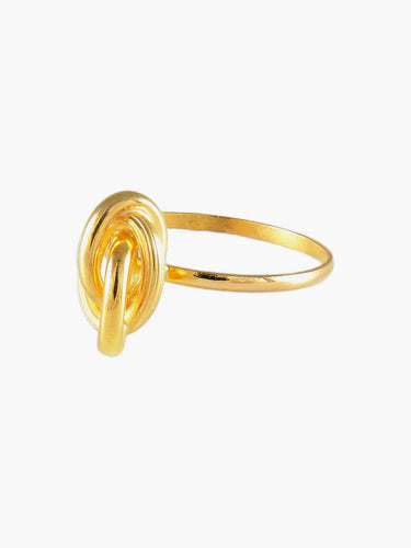 Bague 55 BAGUE "NŒUD" OR JAUNE 58 Facettes BG1625